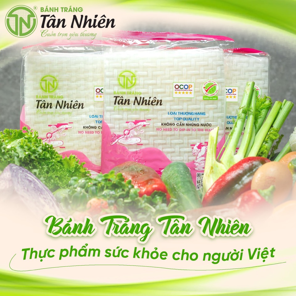 Bánh tráng siêu mỏng tân nhiên