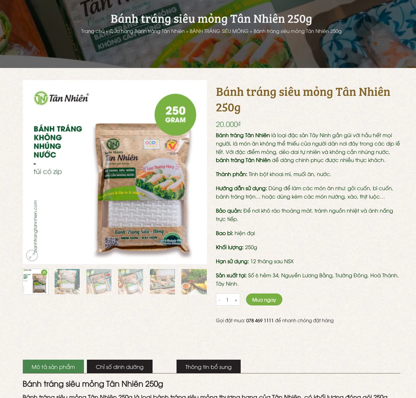 Mua hàng bánh tráng Tân Nhiên - 2