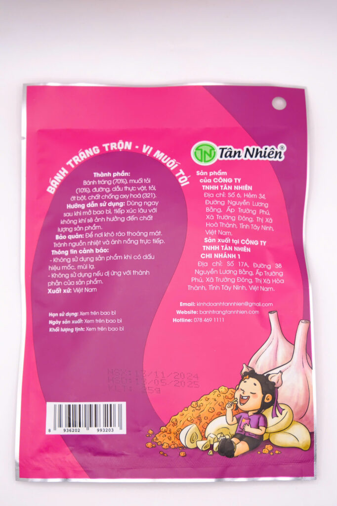 Bánh tráng trộn muối tỏi Nhất Vị Tân Nhiên 3