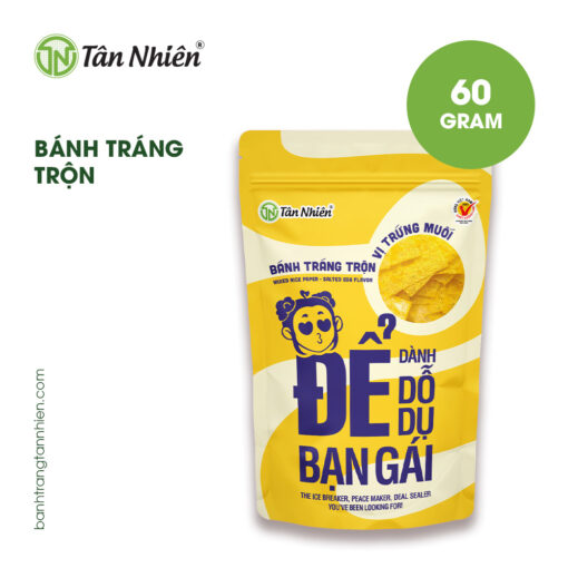 Bánh tráng trộn Tân Nhiên trứng muối 60gr