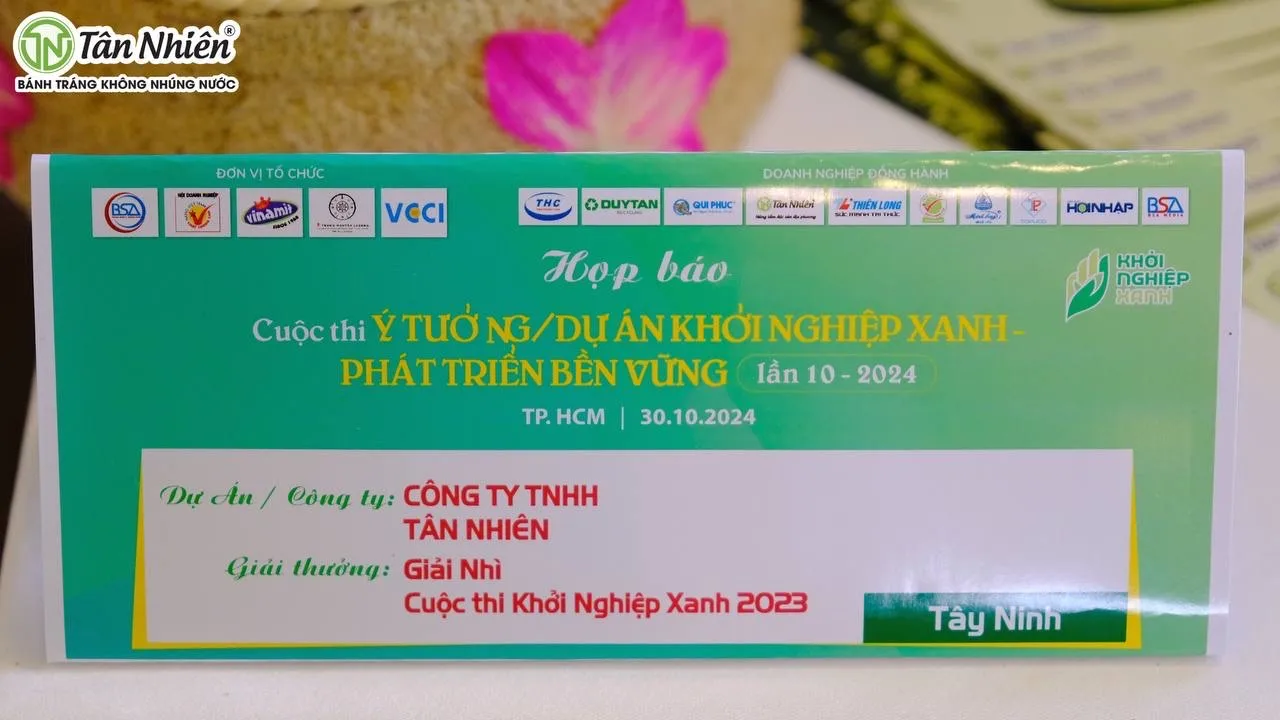 TÂN NHIÊN - ĐỒNG HÀNH CÙNG KHỞI NGHIỆP XANH 2024 5