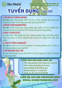 tuyen dung tan nhien thang 11